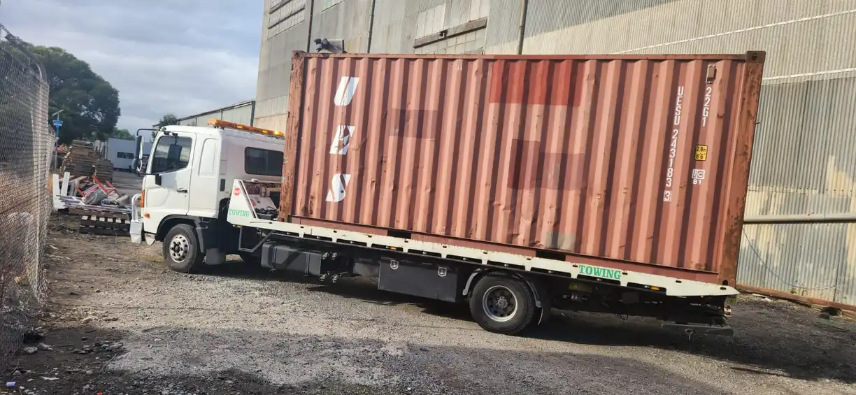 Container towing service in Melbourne
